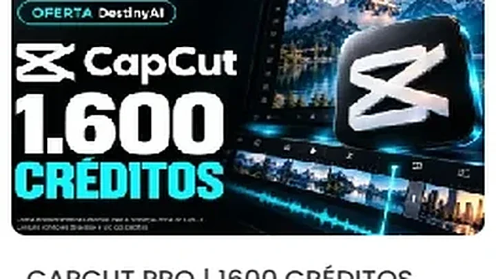 CapCut Pro — Assinatura 1 ano · Entrega automática